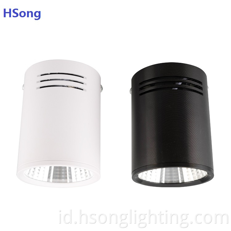 2022 Mount permukaan baru yang dapat disesuaikan 5W 12W 18W 24W LED Downlight Komersial LED